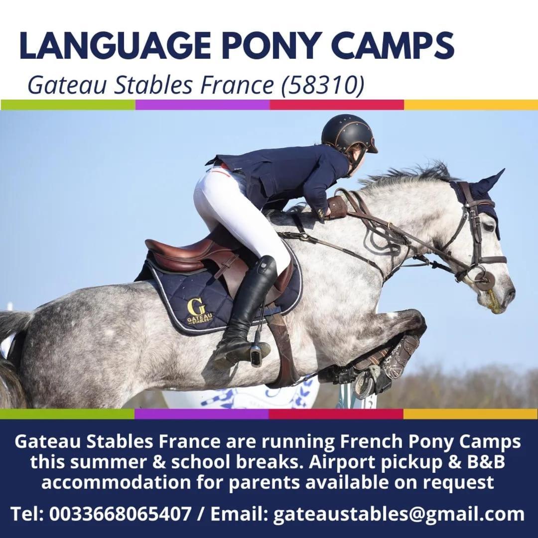 Ferme Equestre & D'hotes Gateau Stables Proche Guedelon *